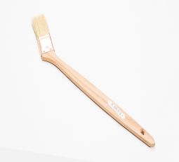 Angled Paint Brush with Wooden Handle